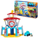 PAW Patrol Dino Rescue Hauptquartier-Spielset mit Geräuschen sowie exklusiver Rex-Figur und Fahrzeug, Spielzeug für Kinder ab 3 Jahren - 1