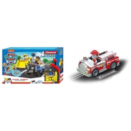 Carrera 20063035 PAW Patrol-On The Double, Mehrfarbig - Exklusiv bei Amazon & 20065024 PAW Patrol - Marshall - 1