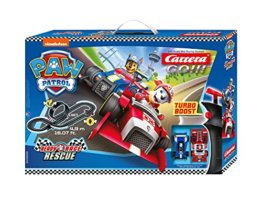 Carrera GO!!! PAW Patrol Ready Race Rescue! Rennstrecken-Set | 4,9m elektrische Rennbahn mit Chase & Marschall | mit 2 Handreglern & Streckenteilen | Für Kinder ab 6 Jahren & Erwachsene - 1