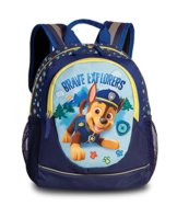 Fabrizio Paw Patrol Rucksack mit Chase „Brave Explorers“ – Kinderrucksack für Jungen von 3-6 Jahren, Kita- und Kindergartentasche – 27cm x 19cm x 11cm - 8L Blau - 1