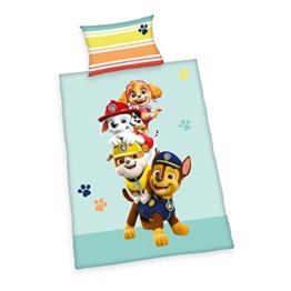Herding Paw Patrol Bettwäsche-Set, Mehrfarbig, 40 x 60 cm, 100 x 135 cm - 1