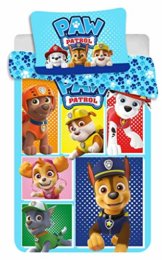 Jerry Fabrics PAW Patrol PP184 Babybettwäsche Kinderbettwäsche 100x135 cm - 1
