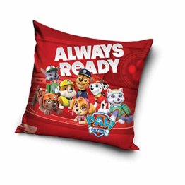 Kissen Füllung Dekokissen Zierkissen 40cmx40cm Paw Patroller Feuerwehrhund Nick Jr. - 1