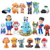 Kuchen Dekoration Paw Dog Patrol 18 pcs, Figuren Set, Kinder Geburtstag Party Torte, Geburtstagstorte ​Topper Figuren, Cupcake Topper, Tortenfiguren Paw Dog Patrol, für Geburtstagsfeier Geschenke - 1