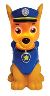 Lexibook PAW Patrol Helfer auf vier Pfoten Chase LED-Nachtlicht für Kinder, Farbwechsel, Weiches Licht, Batterien, Blau/Beige, NLJ001PA1 - 1