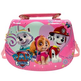 Newtic Dog Patrol Kinderhandtasche, Dog Patrol Kinder Umhängetasche, Dog Patrol Taschen für Mädchen, Mädchen süße Geldbörse, für Mädchen zum Ausgehen oder Reisen - 1