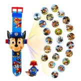 Niumowang Kinder Cartoon Uhr, Kinder Projektor Uhr, Paw Dog Patrol Kinder Armbanduhr, Einstellbare Digitale Projektionsuhr, 24 Bilder, Kinderuhr, Kinder Geschenk zum Geburtstag (B) - 1