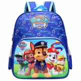 Paw Dog Patrol Kinderrucksack - Miotlsy Paw Dog Patrol Rucksack Kinderrucksack mit Taschen Chase Marshall Rubble für Jungen Rucksack - 1