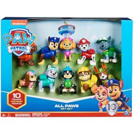PAW PATROL, 10. Jubiläum, Action Pack Pups Figuren Geschenkset mit 10 Hundefiguren zum Sammeln, geeignet für Kinder ab 3 Jahren - 1
