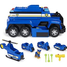 PAW Patrol 6058329 5 in 1 Polizeifahrzeug von Chase 4 Mini Fahrzeuge plus Polizeicruiser plus Chase Figur - 1
