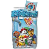 Paw Patrol Bettwäsche 135x200 80x80 Kinderbettwäsche 100% Baumwolle Set 2tlg. Bettwäsche für Jungen und Mädchen - 1