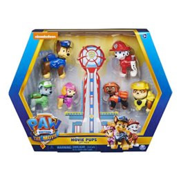 PAW PATROL Geschenkset mit 6 Hero Pups Spielfiguren aus dem Kinofilm, ab 3 Jahren - 1