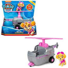 Paw Patrol Helikopter-Fahrzeug mit Skye-Figur (Basic Vehicle/Basis Fahrzeug) - 1