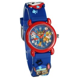 Paw Patrol Kids Time | Uhr | Mit einem Bild Ihres Lieblingshelden! | Speziell für den Jungen uhrbeobachter | Blue Blau -Einheitsgröße - 1