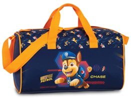 Paw Patrol Kinder Sporttasche Marshall Chase Skye 38 x 22 x 20 cm Vol. 16 l (Marineblau Chase) - 1