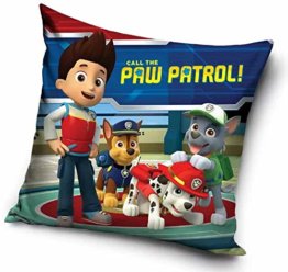 Paw Patrol - Kissen Ryder - Kinder Deko Cushion Chase - Rocky - Marshall - 40 x 40 cm - 1