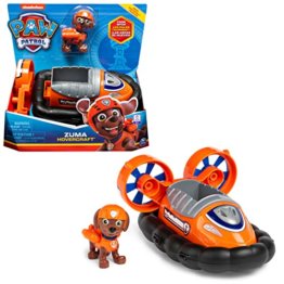 Paw Patrol Luftkissenboot-Fahrzeug mit Zuma-Figur (Basic Vehicle/Basis Fahrzeug) - 1