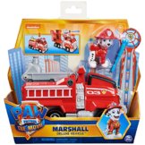 PAW PATROL Marshalls Deluxe Basis Fahrzeug aus dem Kinofilm mit Hundefigur, Spielzeugauto, ab 3 Jahren - 1