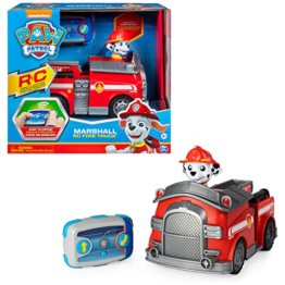PAW PATROL Marshalls ferngesteuertes Feuerwehrauto mit Fernbedienung, Spielzeug für Kinder ab 3 Jahren, Batteriebetrieben - 1