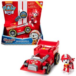 PAW PATROL - Marshalls Race & Go Deluxe Basis Fahrzeug mit Figur (Ready, Race, Rescue) - 1