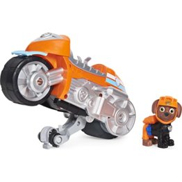 Paw Patrol Moto Pups Zumas Motorrad mit Spielfigur, Fahrzeug mit Rückzugs- und Wheelie-Funktion, ab 3 Jahren, Basis Fahrzeug (Basic Vehicle), XL - 1