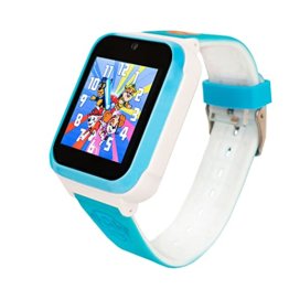 PAW PATROL Patrol Kids-Watch Kinder Armbanduhr mit lustigen Patrol Filtern die mit der integrierten Kamera gemacht Werden. Video, Spiele, Schrittzähler, Wecker, Timer, Rechner, usw (Blau) - 1