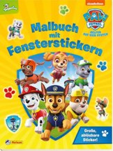 PAW Patrol: PAW Patrol: Malbuch mit Fensterstickern: Mit großen, wieder ablösbaren Stickern von allen Hunden | (ab 3 Jahren) - 1