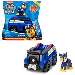 Paw Patrol Polizei-Fahrzeug mit Chase-Figur (Basic Vehicle/Basis Fahrzeug) - 1