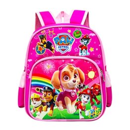 PAW Patrol Rucksack Kinder, PAW Patrol Schulrucksack, Ryder Skye Kinderrucksack, Schultasche, Rucksäcke, Kindergartenrucksack, Kindergarten Tasche, Kinderrucksäcke, für Schule Jungen Mädchen - 1