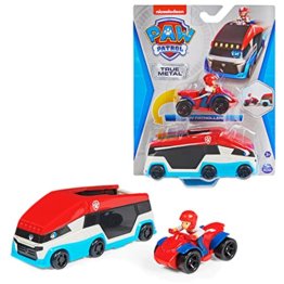Paw Patrol True Metal Team Fahrzeuge 2er Set mit Paw Patroller und Ryder im Quad, Maßstab 1:55, Spielzeug für Kinder ab 3 Jahren - 1