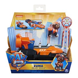 PAW PATROL Zumas Deluxe Basis Fahrzeug aus dem Kinofilm mit Hundefigur, Spielzeugauto, ab 3 Jahren - 1
