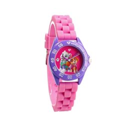 Pret Vadobag – Analoge Armbanduhr – Paw Patrol – Rosa – Violett – für Kinder – Schule – Kindergarten – Kindergarten – Urlaub – Mädchen, Rosa, Gurt - 1