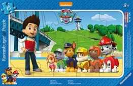 Ravensburger Kinderpuzzle - 06124 Paw Patrol - Rahmenpuzzle für Kinder ab 3 Jahren, mit 15 Teilen - 1