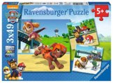 Ravensburger Kinderpuzzle - 09239 Team auf 4 Pfoten - Puzzle für Kinder ab 5 Jahren, Paw Patrol Puzzle mit 3x49 Teilen - 1