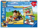 Ravensburger Kinderpuzzle - 09369 Helden mit Fell - Puzzle für Kinder ab 5 Jahren, Paw Patrol Puzzle mit 3x49 Teilen - 1