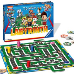 Ravensburger Kinderspiel 20799 - Paw Patrol Labyrinth - das bekannte Brettspiel von Ravensburger als Junior Version für Kinder ab 4 Jahren - 1