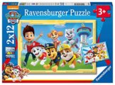 Ravensburger Puzzle 80533 - Paw Super Spürnasen, 2X12 Teile Kinderpuzzle, für Paw Patrol Fans ab 3 Jahren Exklusiv bei Amazon - 1