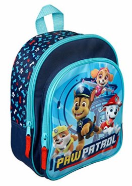 Rucksack mit Vortasche, Paw Patrol, für Schule und Freizeit, ca. 31 x 25 x 10 cm - 1