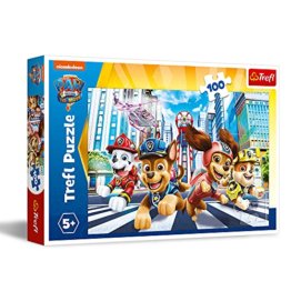 Trefl 16414 Das Heldenteam, PAW Patrol 100 Teile, für Kinder ab 5 Jahren Puzzle - 1