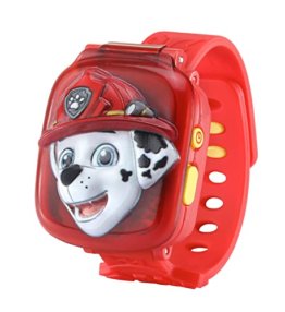 VTech PAW Patrol Marshall-Lernuhr – Digitale Kinderuhr mit Timer, Stoppuhr, Wecker und Lernspielen – Für Kinder von 3-6 Jahren - 1