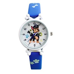 WKxinxuan Paw Dog Patriot Armbanduhr Kinder, Blau Paw Dog Kinder Uhr, für Kinder Uren - 1